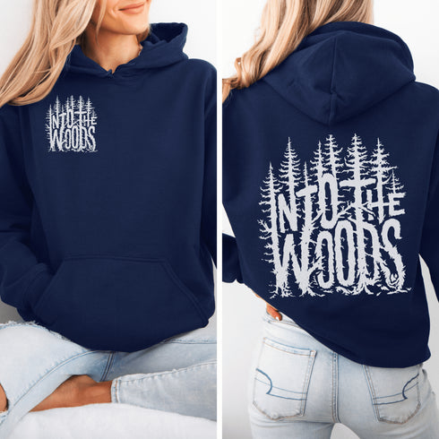 Embrace your inner wanderer with the Into The Woods hoodie, designed for those who hear the call of the wild.